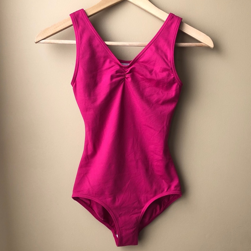 Capezio adult pinch front tank leotard Xs